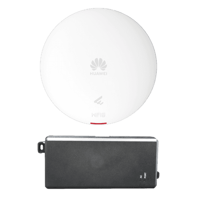 Kit Demo Punto de Acceso Wi-Fi 6 / 1.775 Gbps / Doble banda 2.4+5 GHz / Smart Antenna / WPA3 / PoE incluido / 256 clientes / 180x35 mm