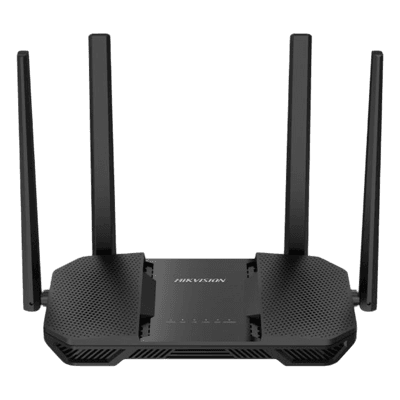 Router Inalámbrico WISP / Hasta 1200 Mbps / Doble Banda AC 2.4 y 5 GHz / 4 Puertos 10/100 Mbps / 4 Antenas 5 dBi / 0.81 x 0.51 x 0.70 pies DS-3WR12C-H HIKVISION