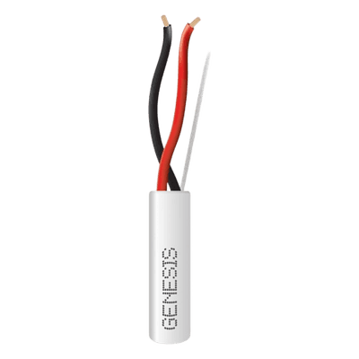 Bobina de Cable / 2x18 AWG / 305 m (1000 ft) / Plenum / Blanco / CMP-CL3P-FPLP-FT6 3114-1112 GENESIS