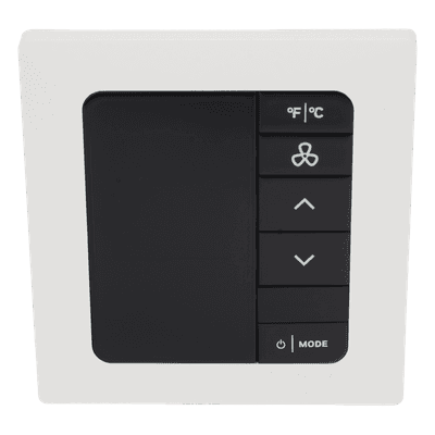 Termostato de Gestión Energética / 100-277 VAC / FCU 2 y 4 Tubos / BACnet MS/TP y Wi-Fi / Sensor PIR 10 m (32.8 ft) / 5H/3C Etapas