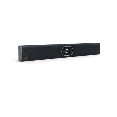 Barra de Videoconferencia USB / 4K Ultra HD / 120° Ultra Wide / 8 Micrófonos MEMS / Alcance 6 m (19.7 ft) / IA con Seguimiento de Orador / Altavoz 5W HF UVC-40-E2 YEALINK
