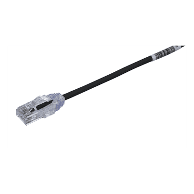 Cable de Parcheo UTP Cat6A / 28AWG / CM-LSZH / 4.7mm / 0.5m (1.64ft) / PoE++ / -40 a 75°C UTP28X0.5MBL PANDUIT