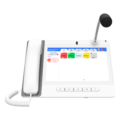 Teléfono IP Empresarial / 20 Líneas SIP / Pantalla Táctil 10.1' HD / Wi-Fi 5 / Bluetooth 4.2 / PoE / Multicast Voceo / Cámara Full HD / 116 Teclas DSS A320IW FANVIL