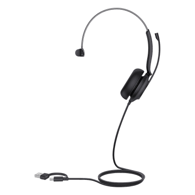 Diadema Mono USB / Cancelación de Ruido 60% / Altavoz 35 mm / Luz de Ocupado / USB-C y USB-A UH35-MONO-UC-USB-C/A YEALINK