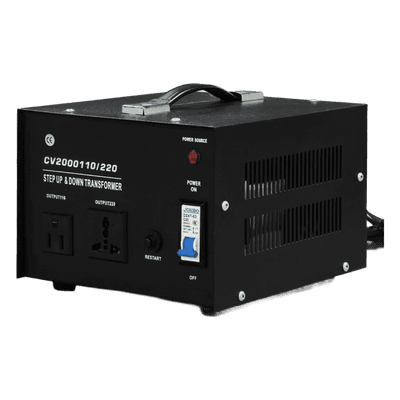 Convertidor de Voltaje / 2000 VA / 110 Vca / 220 Vca / Monofásico / Eficiencia ≤98% CV-2000-110/220 EPCOM POWERLINE