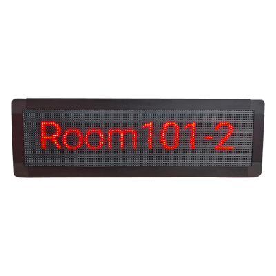 Pantalla LED de Pasillo / Doble Cara / Matriz 128×32 / Indicadores RGB / PoE / SIP / Montaje en Pared CMD-01 FANVIL