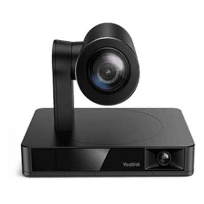 Cámara de Videoconferencia IP / Dual 4K / Sensor 8 MP / Zoom Óptico 12x / Campo de Visión 120° Panorámico / Seguimiento Automático por Voz UVC-86-BLACK YEALINK