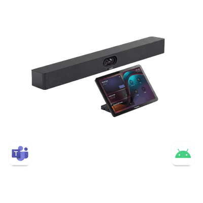 Barra de Videoconferencia / 4K Ultra HD / Dual Cámara 48 MP / Audio 8 Micrófonos MEMS / Android 13 / BYOD USB-C o Inalámbrico / Wi-Fi 6 / Bluetooth 5.0 A40-031 YEALINK