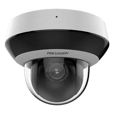 Mini Domo PTZ IP / 4 Megapixel / Zoom Óptico 4X / IR EXIR 20 m (65.6 ft) / DarkFighter / WDR 120 dB / PoE / IK10 / IP66 DS-2DE2A404IWG1-E HIKVISION