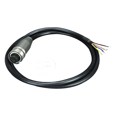 Cable de Alimentación DC a M23 / Conector Hembra 5 Pines / 12-56V DC / Calibre 12-24 AWG / Compatible con Switch Industrial M12 CB-M23F5F-120 PLANET