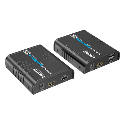Extensor KVM HDMI / 4K 60 Hz / 120 m (393.7 ft) con CAT6 / 18 Gbps / HDCP 2.2 / Latencia 120-170 ms / IPColor Stream / Matriz 256x256 TT473KVM EPCOM