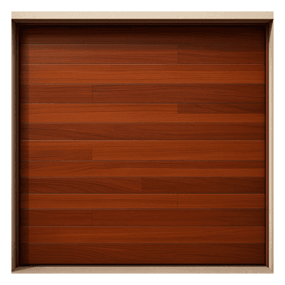 Puerta de Garage / Estilo Americano / Acabado Laminado Madera Clara / 18x9 Pies / 5.5x2.7 Metros / Aislamiento Poliuretano 42 mm APDOOR-189GF ACCESSPRO