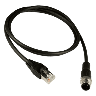 Cable Adaptador Ethernet / M12 Macho 4 Pines a RJ45 / Codificación D / 10 m (32.8 ft) / 10/100BASE-TX / Industrial CB-M12D4MRJ-1000 PLANET