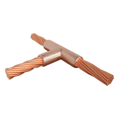 Molde para Soldadura Exotérmica / Conexión T Horizontal / Cable 1/0 AWG a 4/0 AWG / Carga #90 TGM-CCT-1/0-4/0 TOTAL GROUND