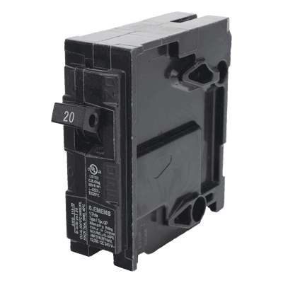 Interruptor Automático Enchufable / 1 Polo / 20 A / 240 VCA / Capacidad Interruptiva 10 kA / UL 489
