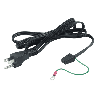 Cable de Alimentación para Ventilador / 1.52 m (5 ft) / Enchufe 3 Puntas a Tierra / 1 o 2 Ventiladores / Tierra Positiva