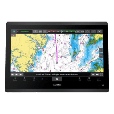 Plotter de Navegación Marina / Pantalla Táctil FHD IPS 15.6" (51.2 cm) / GPS + GLONASS + Galileo / NMEA 2000 y 0183 / IPX7 / 5000 Waypoints / 2 microSD / AI Compatible 10-02919-00 GARMIN