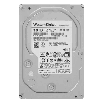 Disco Duro 3.5" / 10TB / 7200 RPM / SAS / 0°C a 70°C / 2.36 lb / Servidor Hybrid SAN WUS721010AL5204/HIK HIKVISION