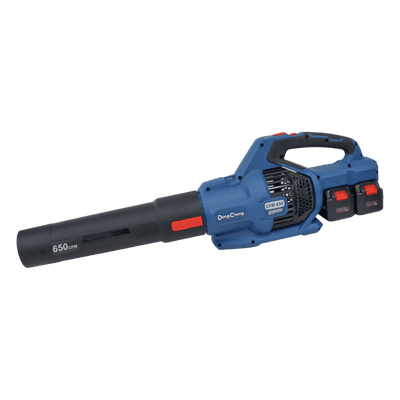 Sopladora Inalámbrica / 20V+20V / 6.0 Ah / Motor Sin Escobillas 1100 W / 650 CFM / 62 m/s / 6 Velocidades + Turbo / 1.9 kg DCL-B40171-H2S DONGCHENG