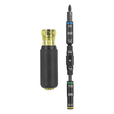 Destornillador Multifuncional / 10 en 1 / Clasificación de Impacto / Torque 150 in-lb / Portabrocas 12 Puntos / 1/2 pulgada