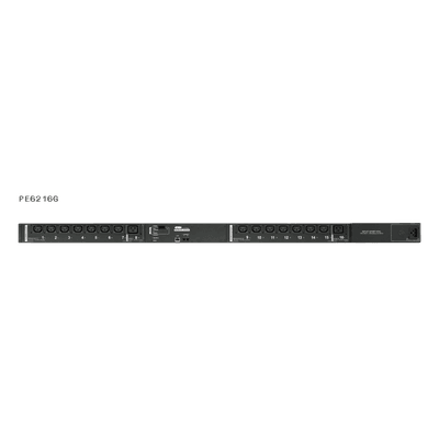 PDU Inteligente / 16-24 Salidas AC / Monitoreo IP / Medición Energética Tiempo Real / Control Individual por Puerto / SNMP v1-v2-v3 / SSL 128-bit / Montaje Rack 0U PE6216G ATEN