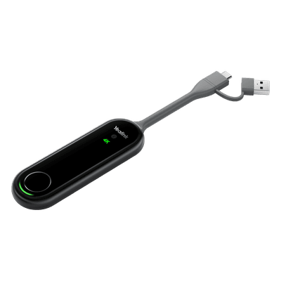 Pod de Presentación Inalámbrico / 4K Ultra HD 30 fps / Wi-Fi 6 / USB Type-C y Type-A / Transmisión Plug and Play WPP30 YEALINK