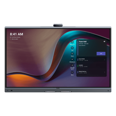 Centro de Colaboración Inteligente / Pantalla 4K UHD 65'' / Triple Cámara 50 MP / Zoom Híbrido 16x / Audio AI 12 m (39.4 ft) / 20 Puntos Táctiles / Wi-Fi 6 MB-65-PRO-A02 YEALINK