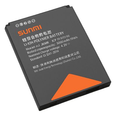 Batería de Repuesto / Polímero Li-Ion / 5000 mAh / 4.3 V / Certificación ICP L2SPROBATTERY SUNMI