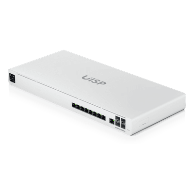 Router para ISP / 9 Puertos GbE RJ45 / 4 Puertos 10G SFP+ / Switch Capa 2 / NAT 9.5 Gbps / Pantalla Táctil 1.3" / Montaje en Rack