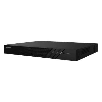NVR IP / 16 Canales / 8 Megapixel (4K) / 16 Puertos PoE+ / 2 Bahías HDD / Salida HDMI 4K / PoE Extendido 300 m (984.3 ft)