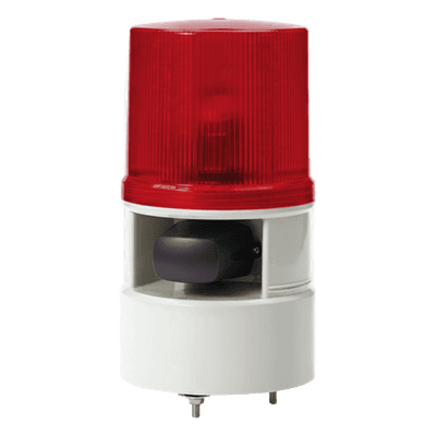 Luz de Advertencia LED / Bocina 105 dB / 12.5 cm (4.9 in) / 12-24 VCD / 4 Modos de Destello / -30°C a +50°C S125DML-WS-012024-R QLIGHT