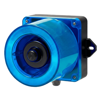 Baliza LED con Sirena Electrónica / 31 Tonos / 123 dB / IP66 / -50°C a +50°C / 110-220 VCA QWCD50-110220-B-LC QLIGHT