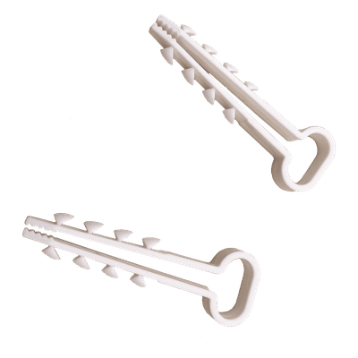 Clips Sujetadores de Plástico / 6 a 12 mm / 100 Piezas / Fijación en Pared / UTP, Coaxial y Eléctrico Ligero LPHOLD10 LINKEDPRO