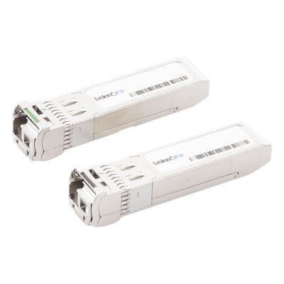 Transceptor Óptico SFP+ Bidireccional / 10 Gbps Full Duplex / 10GBASE-BX / Monomodo 3 km (9842.5 ft) / TX 1270 nm / RX 1330 nm / LC/UPC Simplex / DDM / Hot-Pluggable LP-SFP-BD-10G-3 LINKEDPRO BY EPCOM