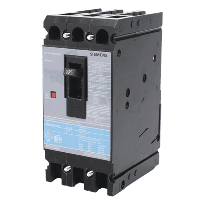 Interruptor Termomagnético / 3 Polos / 125 A / 600 VCA / 18 kA / 400 Hz