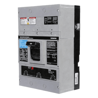 Interruptor Termomagnético / 600V CA / 3 Polos / 600A / Capacidad Interruptiva 65kA / Sin Zapatas Principales / 400 Hz