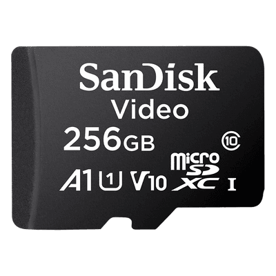Memoria microSD / 256GB / Alta Resistencia / Clase 10 / UHS-I / -25°C a 85°C / 128 TBW