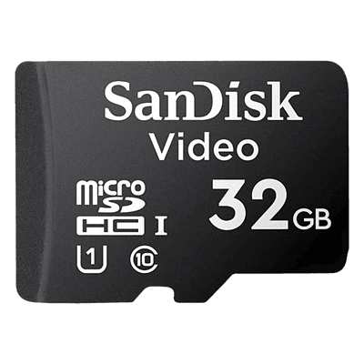 Memoria microSD / 32 GB / Clase 10 UHS-I / Alta Resistencia / Videovigilancia 24/7 / -25 °C a 85 °C