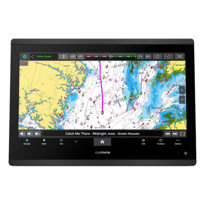 Plotter de Navegación GPSMAP 1623xsv / Pantalla Táctil IPS 15.6" Full HD / Salida de sonda CHIRP 1 kW con ClearVü y SideVü / Compatibilidad LiveScope y Panoptix / Conectividad NMEA 2000 y 0183 / IPX7 Resistente al Agua / Dual 10-02919-02 GARMIN