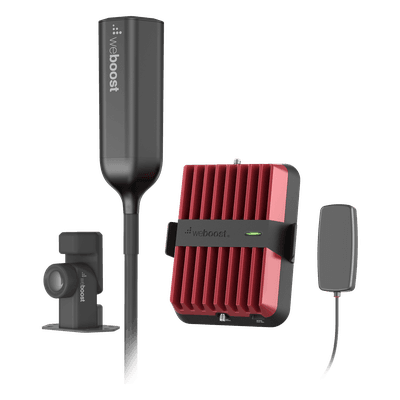 Amplificador Celular Vehicular / 32X Amplificación / Tribanda 850/1900/1700 MHz / Ganancia 50 dB / Antena Omnidireccional Plegable / Todo Terreno 532-061 WILSONPRO / WEBOOST