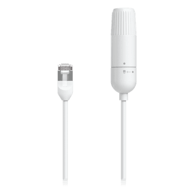 Extensor de Cable Ethernet / Cat 6A Blindado / IPX6 / PoE+++ / 2 Unidades / 0.185 m (7.3") UACC-CABLE-EXTENDER-C6A UBIQUITI