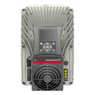 Inversor solar para bomba de agua / 5.5 kW (7.5 HP) / 220V trifásico / MPPT integrado / RS-485 Modbus / Uso exterior