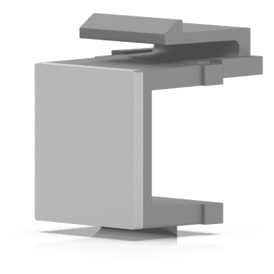 Insertos Ciegos Keystone / Snap-In / 24 Piezas / 16.3 x 14.6 x 18 mm (0.64 x 0.57 x 0.7") / ABS Retardante a la Flama UACC-KEYSTONE-BLANK-INSERT UBIQUITI