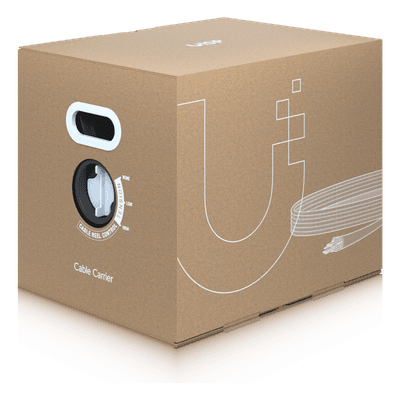 Cable Ethernet Industrial / Cat5e STP / 24 AWG Cobre Sólido / 305 m (1000 ft) / Doble Blindaje / Protección ESD y UV UISP-CABLE-CARRIER UBIQUITI