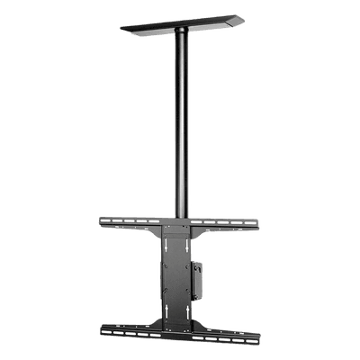 Soporte de Techo Universal / Pantallas 32" a 90" / Carga 68.2 kg (150 lb) / Patrón 600 x 400 mm / Columna 91.4 cm (36") / Inclinación -5° a 20° / Giro 360°