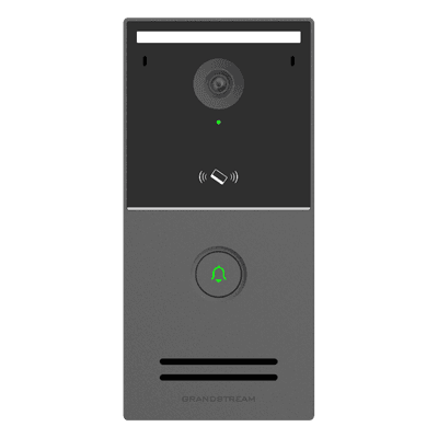 Videoportero IP Inteligente / 2K Ultra HD 4MP / Wi-Fi 6 Dual Band / IA ISP con Análisis de Comportamiento / 127° Campo de Visión / Múltiples Métodos de Apertura / IP66 IK07 GDS3727 GRANDSTREAM