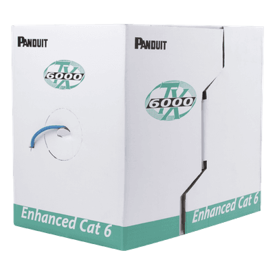 Cable UTP / Categoría 6 Mejorado / 305 m (1000 ft) / 23 AWG / LSZH / 4 Pares / 250 MHz / PoE