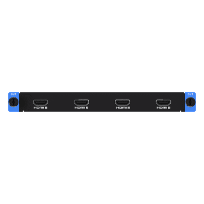 Tarjeta de Salida HDMI / 4 Puertos / 4K por Puerto / HDMI 1.4 / 16 Capas Video Wall / Audio 48 kHz DS-C66S-04HO HIKVISION
