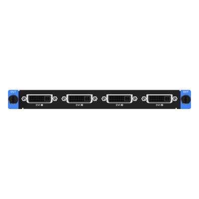 Tarjeta de Salida DVI 4 Canales / 1080P @ 60 Hz / 2.6 MP por Puerto / 16 Capas Video Wall / Compatible Serie C66S DS-C66S-04DO HIKVISION