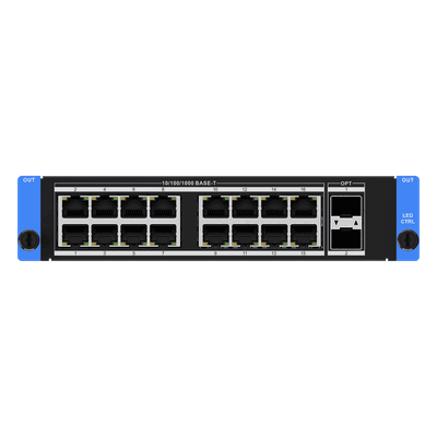 Tarjeta Controladora LED / 16 Puertos Gigabit Ethernet / 2 Puertos Ópticos SFP+ 10 Gbps / Carga Máxima 10.4 MP / HDR10 y HLG / 16 Capas Simultáneas 2K/4K / 7.5 x 6.6 x 1.6 pulgadas DS-C66S-16NO/2FO HIKVISION